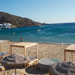Breakfast, lunch, dinner served; Mediterranean cuisine, beach views
