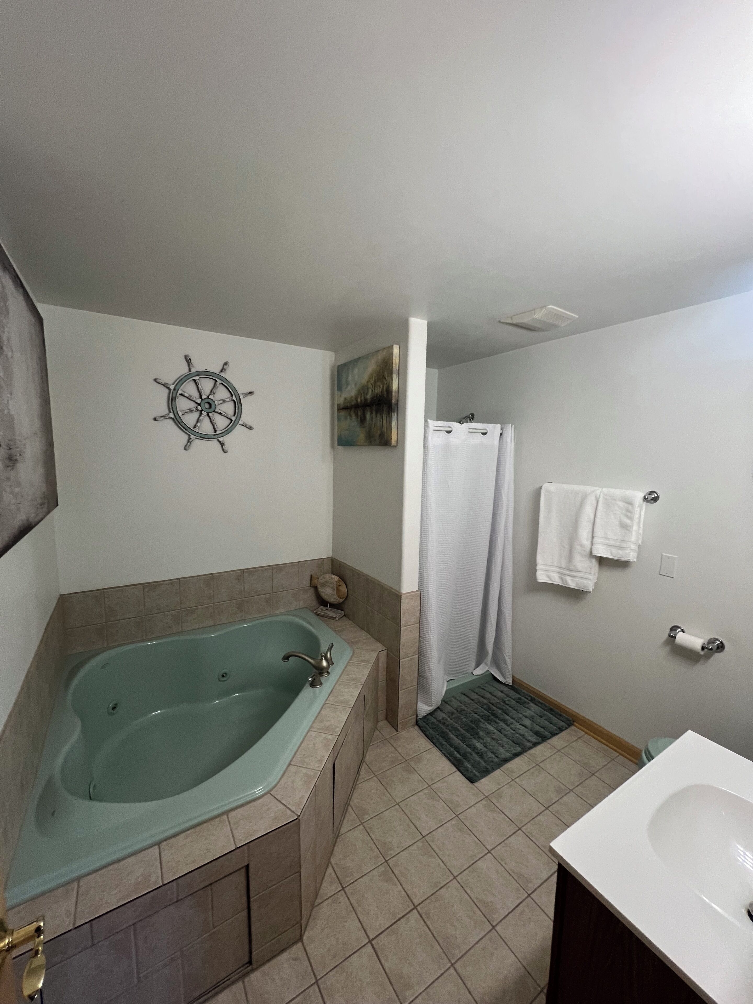 Exclusive Apartment, 2 Bedrooms, Non Smoking, Mountain View | Bathroom | Free toiletries, hair dryer, towels