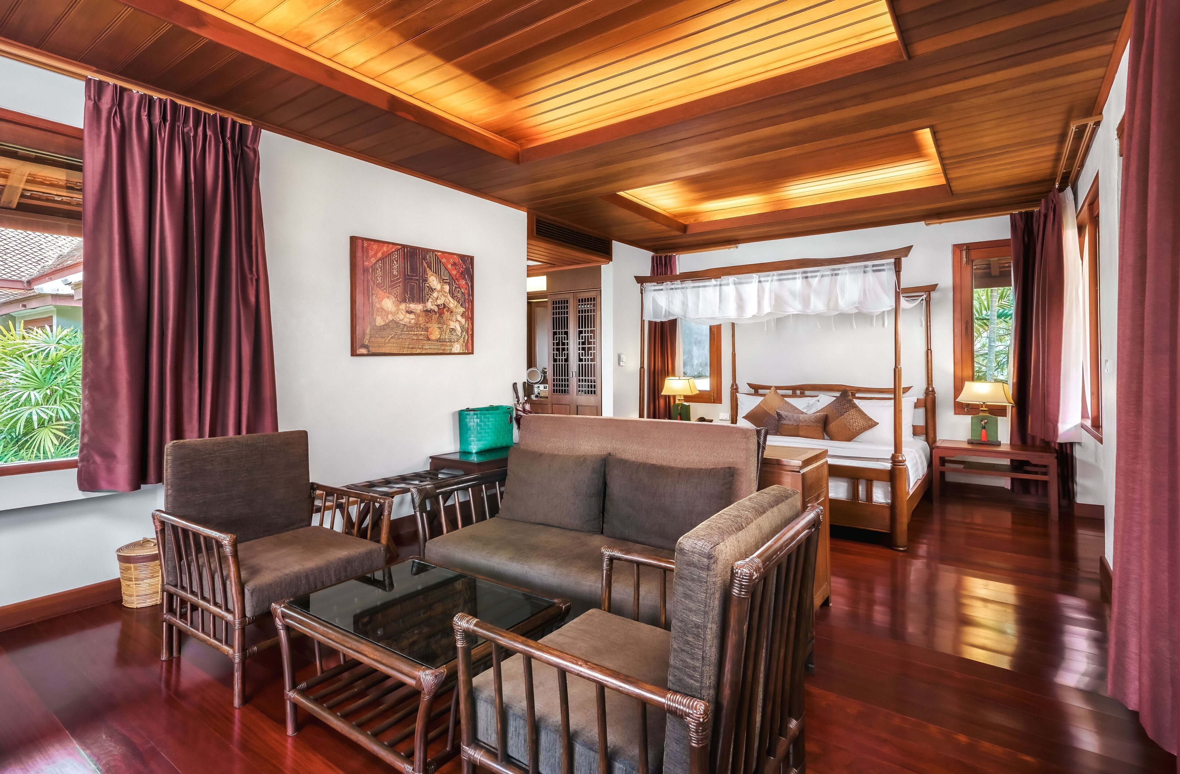 oriental villa | 1 bedroom, premium bedding, minibar, in-room safe