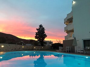 Blick auf den Pool