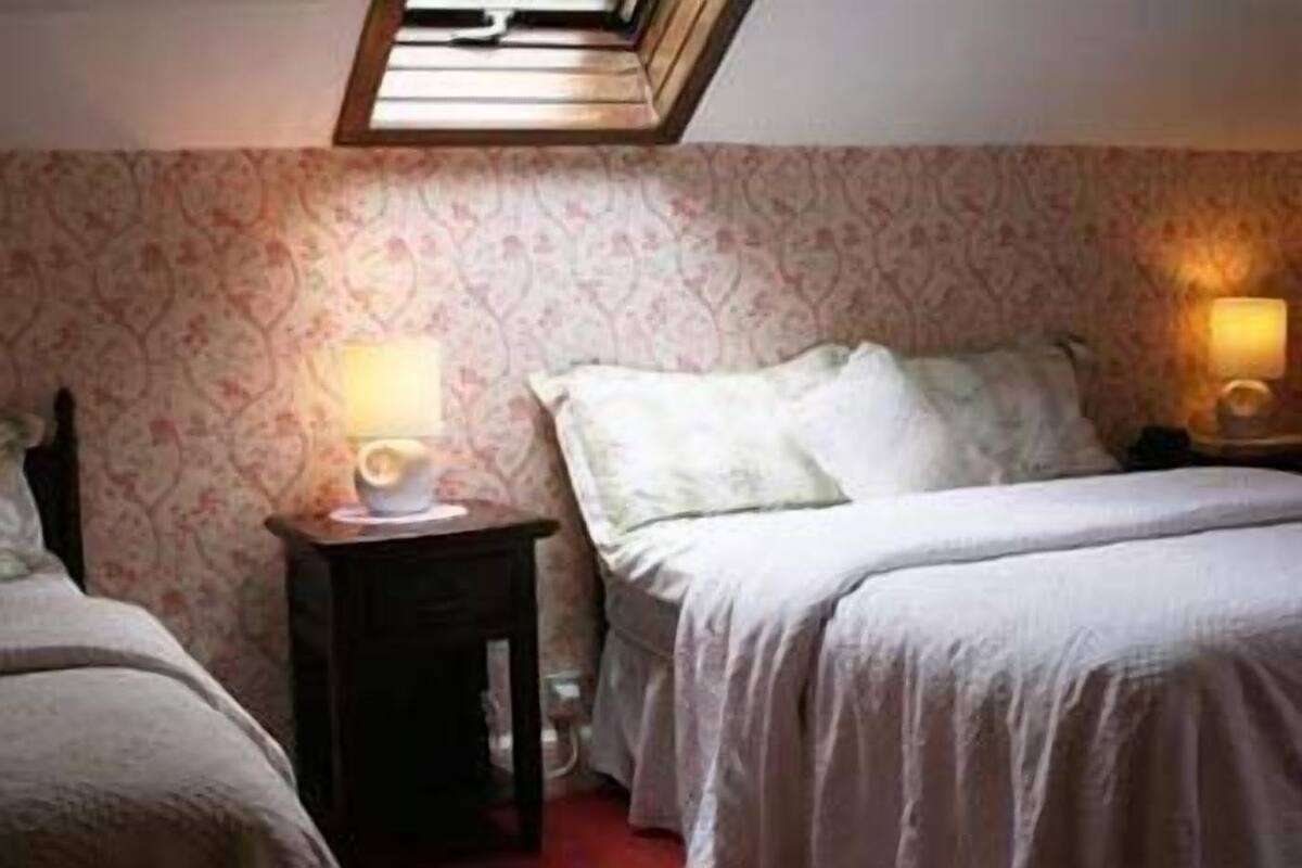 Doppel- oder Zweibettzimmer | Bügeleisen/Bügelbrett, kostenloses WLAN, Bettwäsche