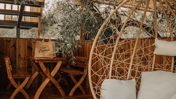 Tree House, Private Pool | Terrace/patio