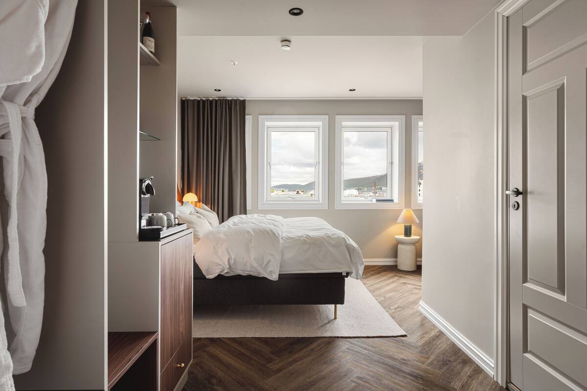 Select Comfort-bedden, geluiddichte muren, gratis wifi, beddengoed