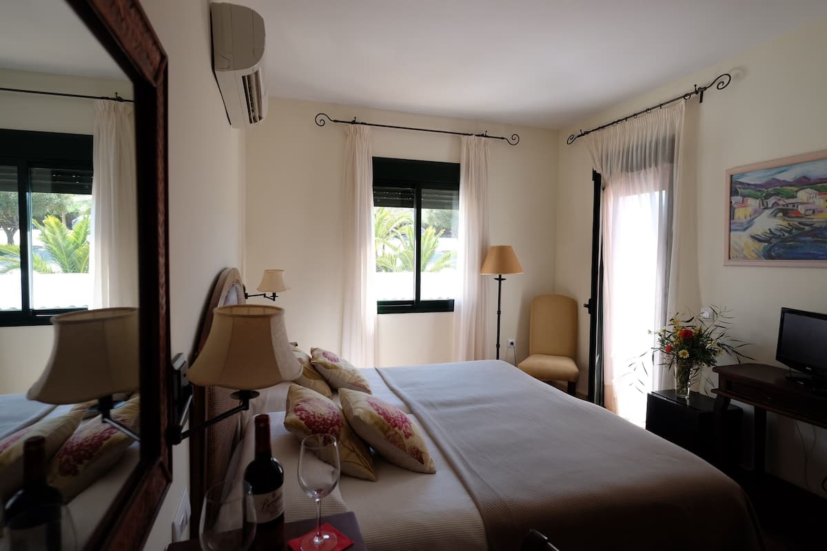 panoramic double room | minibar, in-room safe, desk, laptop workspace