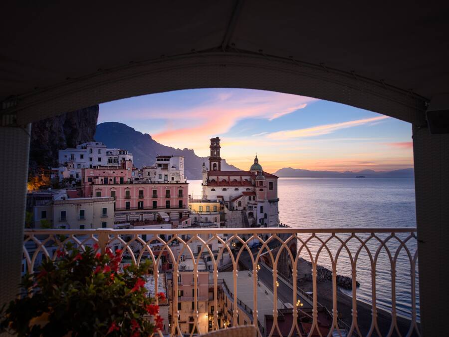 Utsikt fra overnattingsstedet