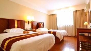 In-room safe, desk, blackout drapes, iron/ironing board