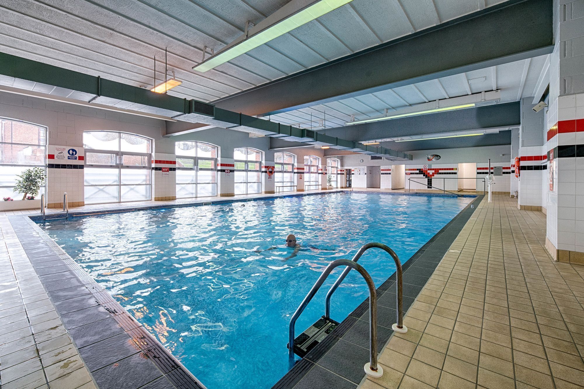 Indoor pool, outdoor pool