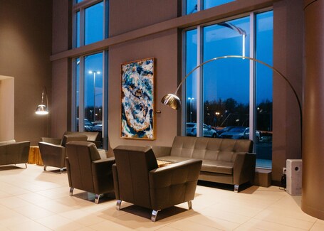 Sala de estar en el lobby