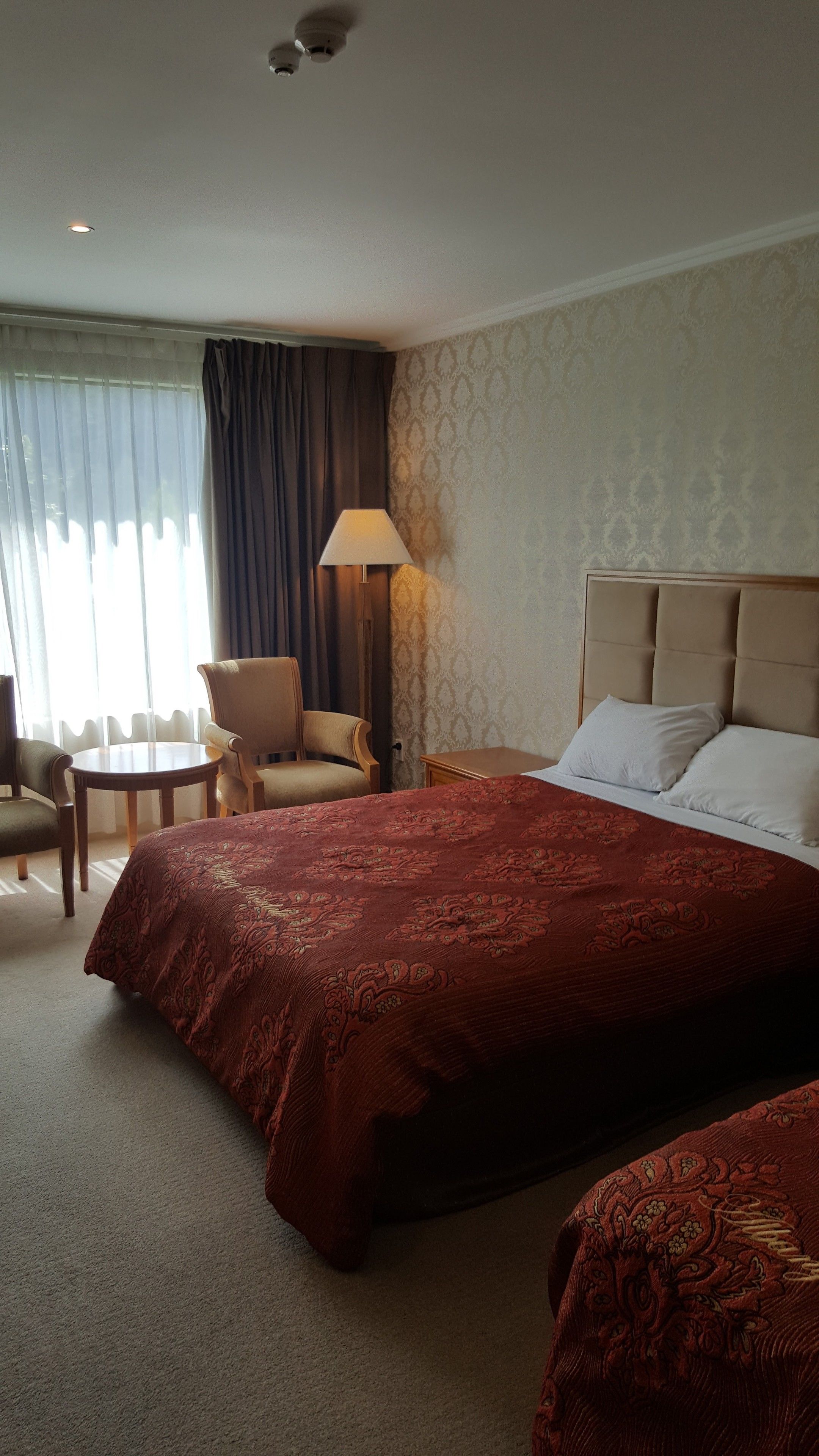 Safe på rommet, skrivebord, strykejern/-brett og barnesenger (inkludert)