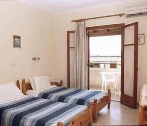 Habitación con 1 cama doble o 2 individuales | Ropa de cama