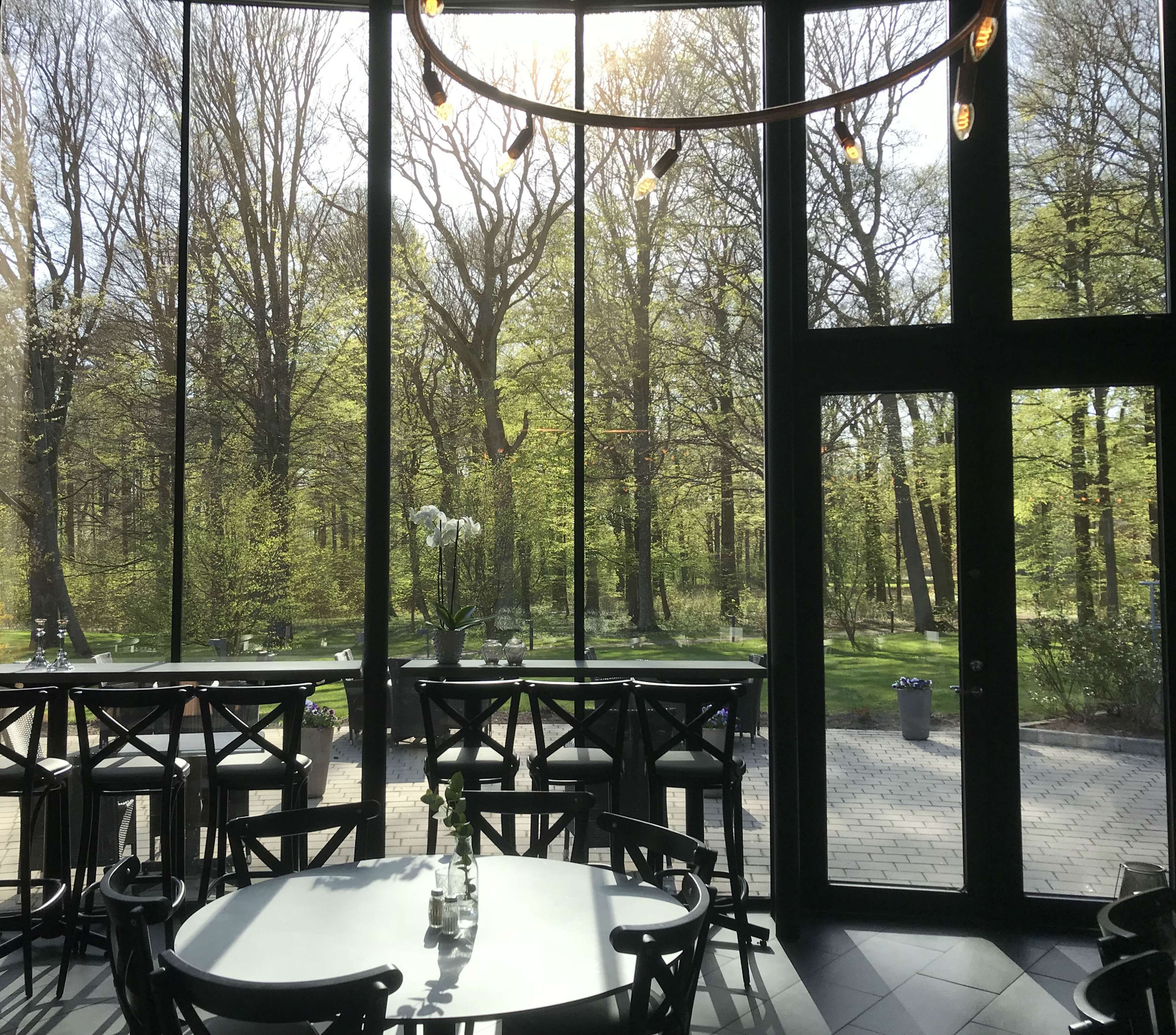 breakfast, lunch served; local and international cuisine, garden views