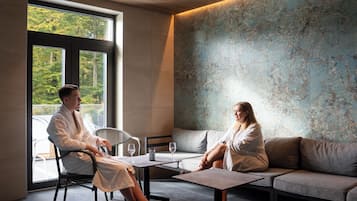 Sauna, bain Ă remous