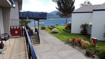 Vue depuis lâhĂ©bergement