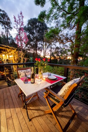 Cottage Romantis, 1 kamar tidur, perapian | Teras/patio