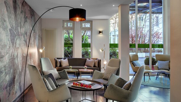 Sitteområde i lobbyen