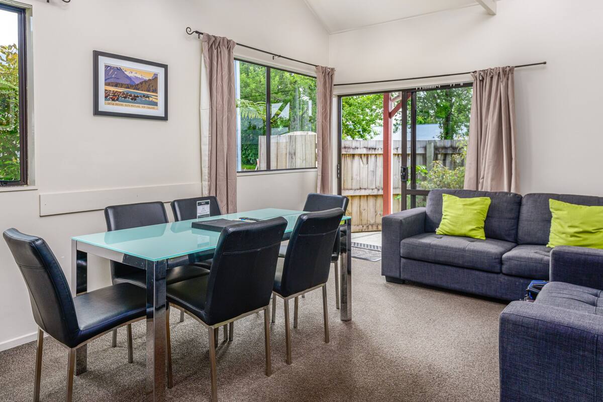 family cottage, 2 bedrooms | living area | 32-inch lcd tv with satellite channels, tv