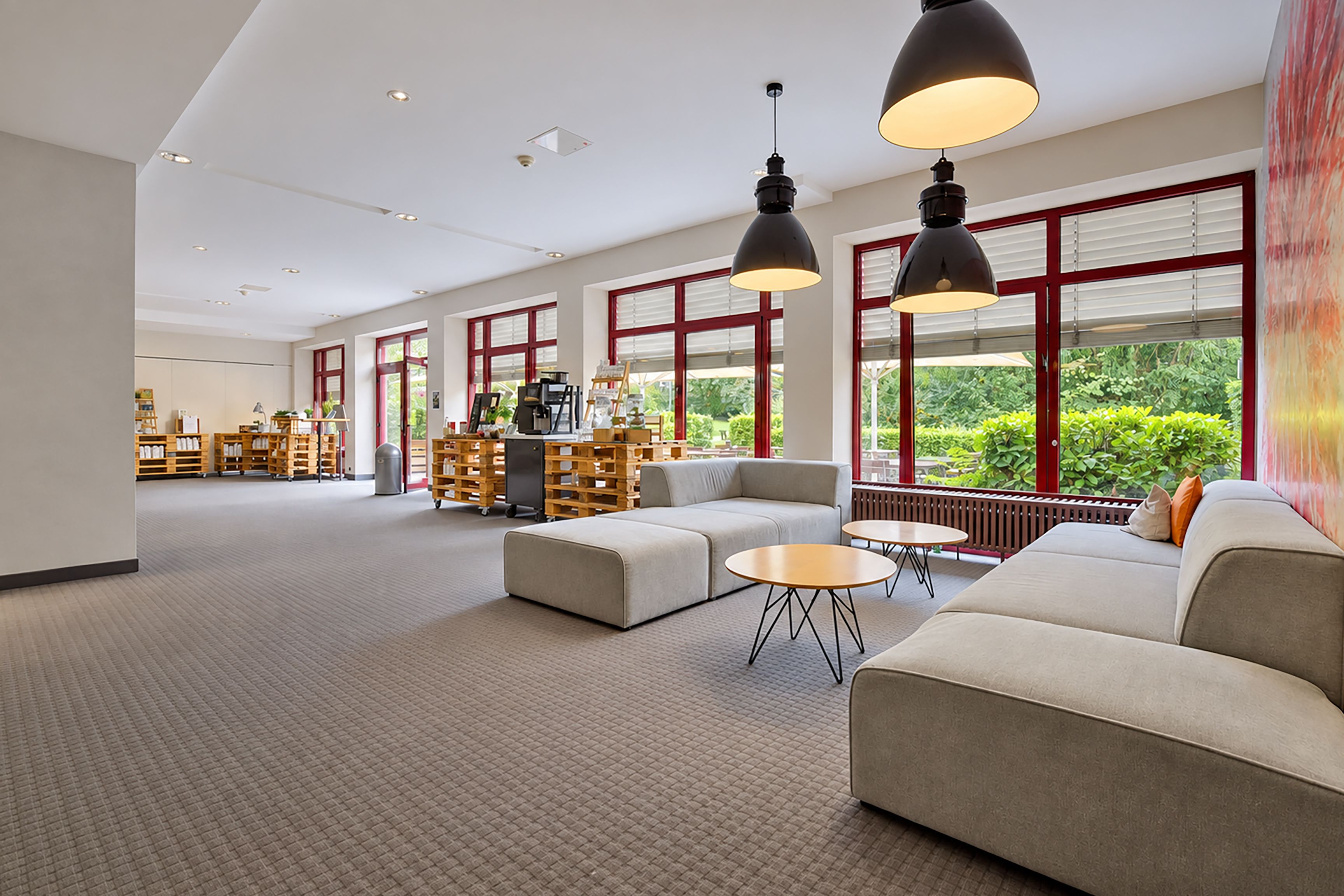 Lobby sitting area