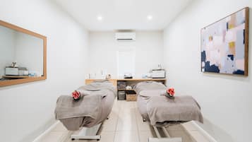 Body treatments, body wraps, body scrubs, facials