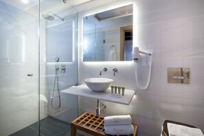 Deluxe Suite, 1 Bedroom | Peralatan tempat tidur premium, gebar bulu kapas, katil Select Comfort 