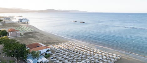 Private beach nearby, sun loungers, beach umbrellas, beach towels