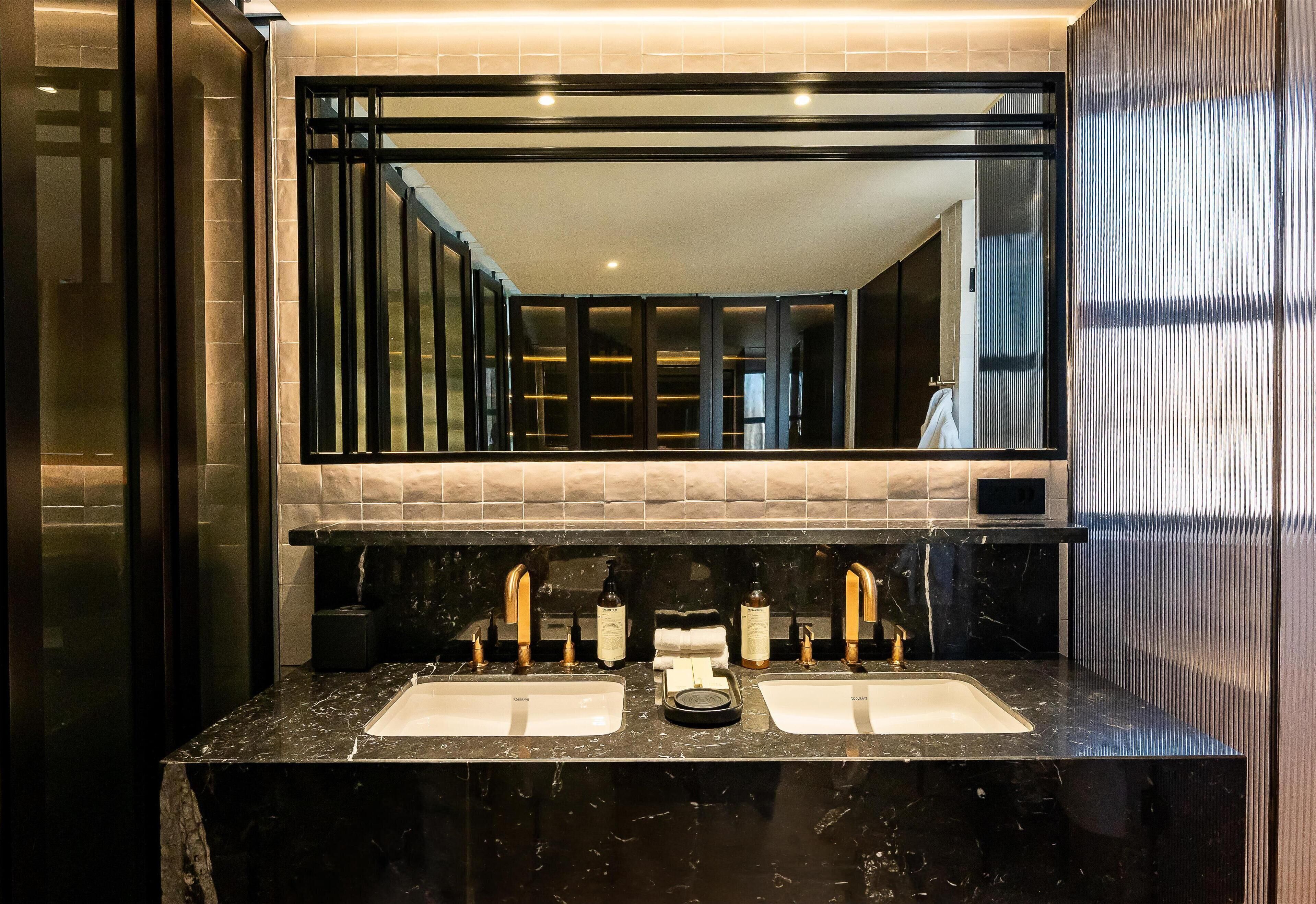 suite (rosebank) | bathroom | separate bathtub and shower, deep-soaking bathtub, designer toiletries