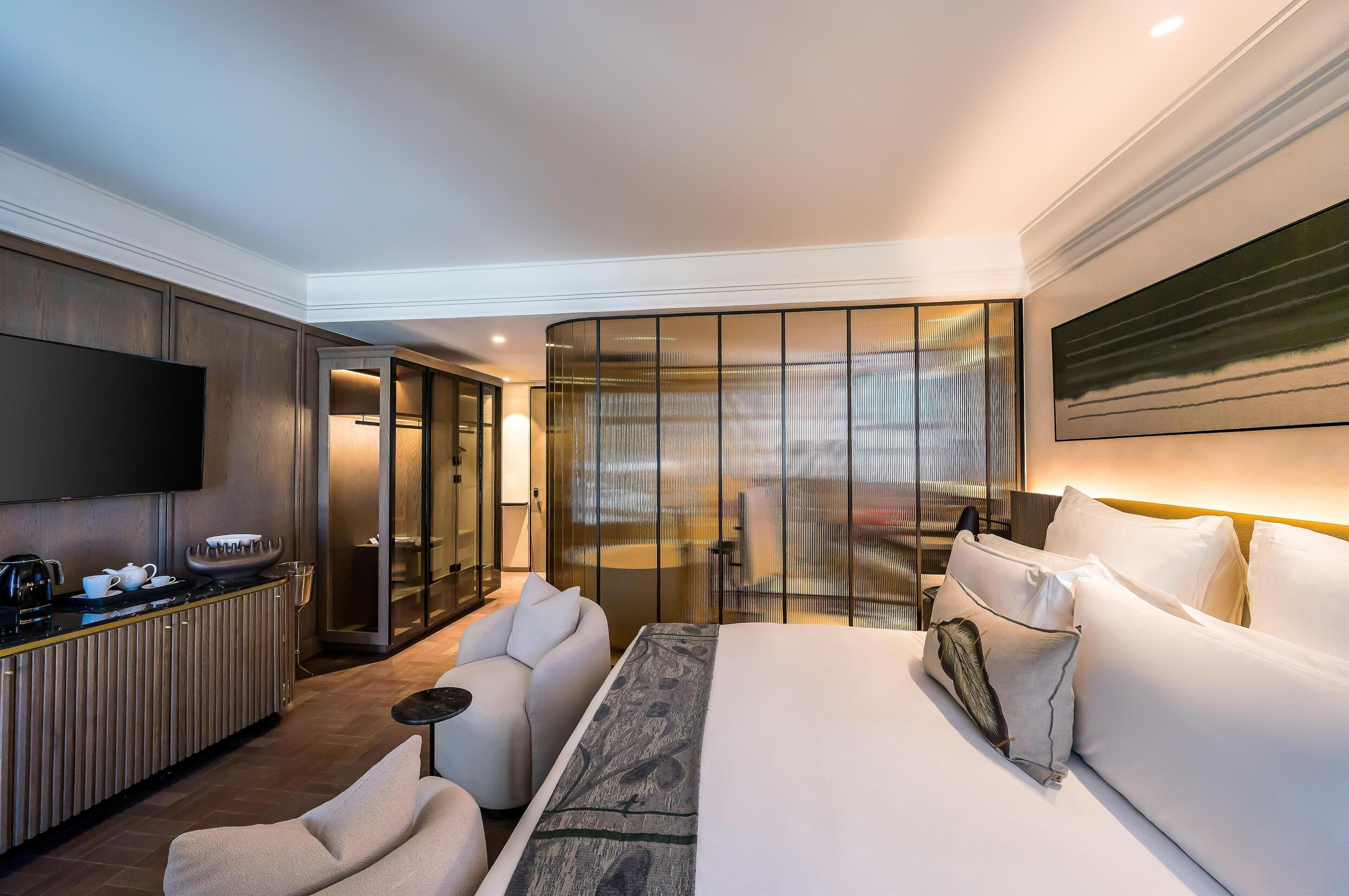 room, 1 king bed | 1 bedroom, egyptian cotton sheets, premium bedding, down duvets