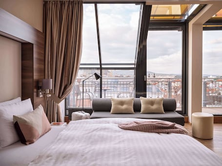 1 habitación, ropa de cama hipoalergénica y minibar