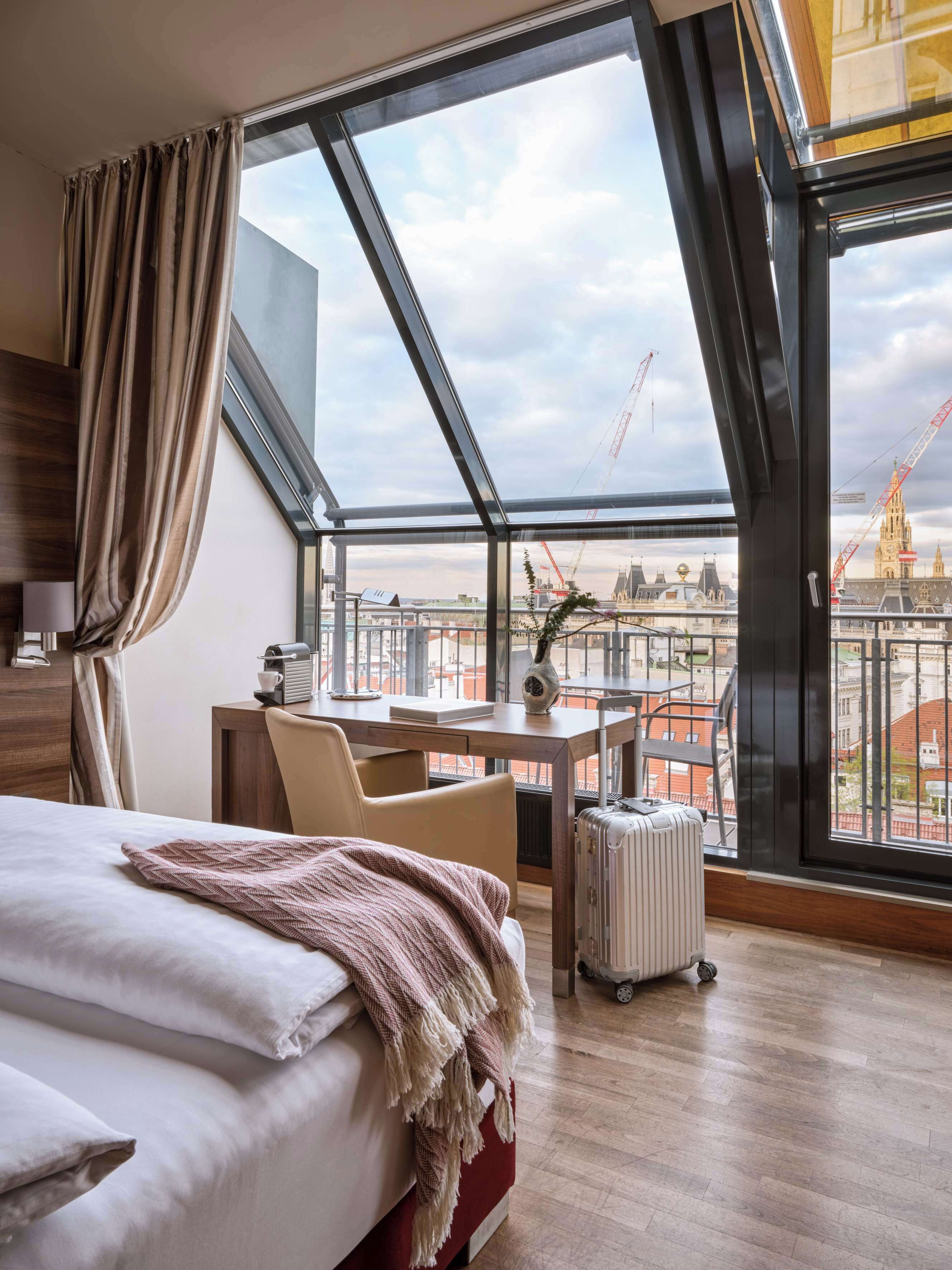 signature double room, balcony, city view | view from room