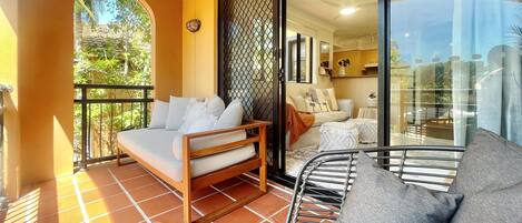 Appartement Confort, 2 chambres, vue parc | Terrasse/Patio