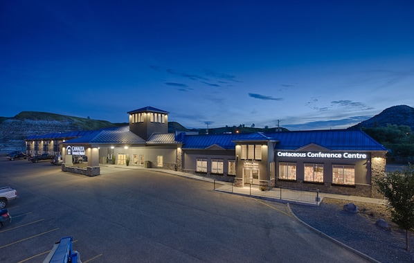 Front of property – evening/night