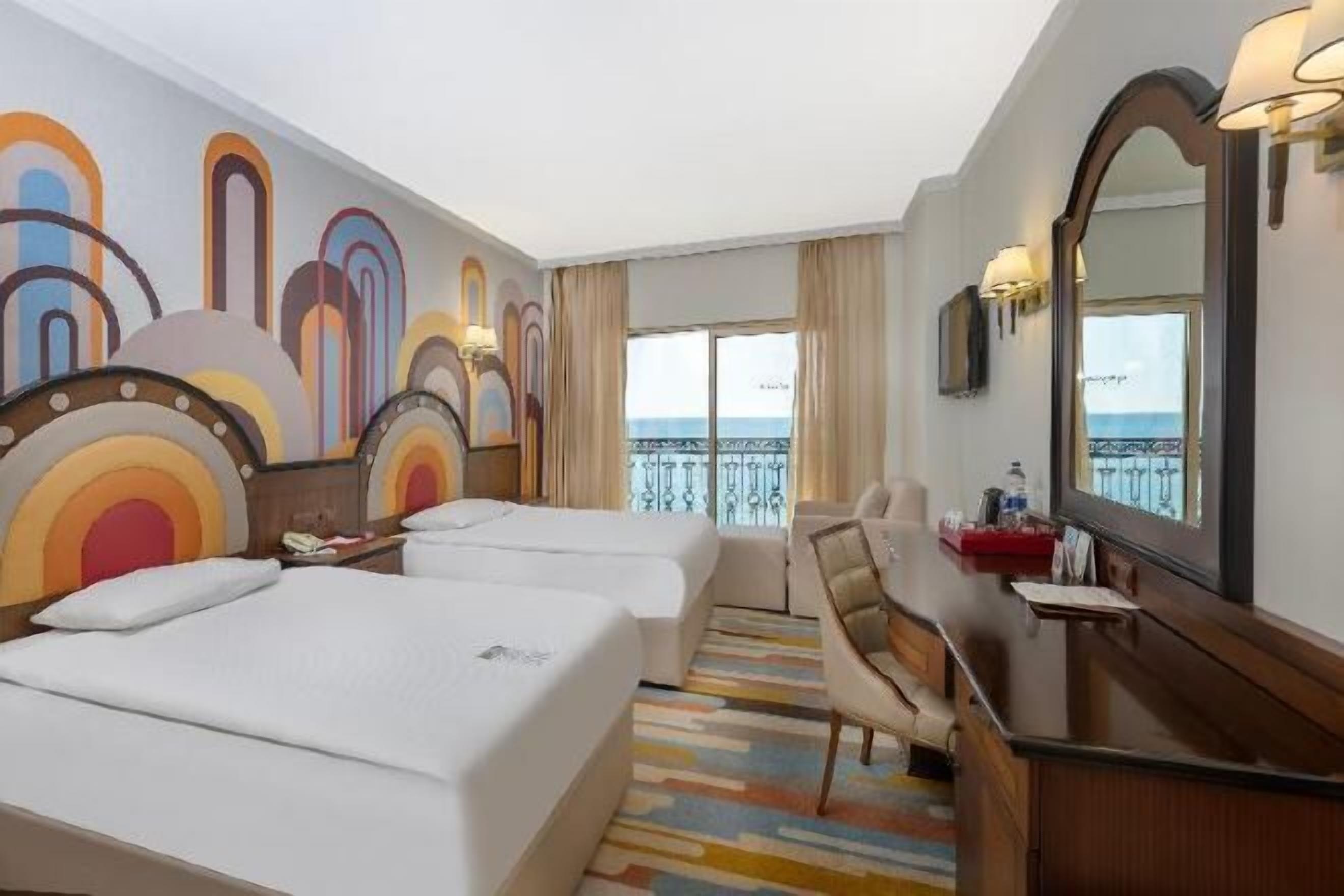 Premium bedding, free minibar, in-room safe, desk