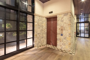 Interior entrance