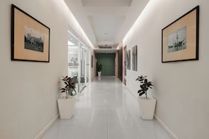 Interior entrance