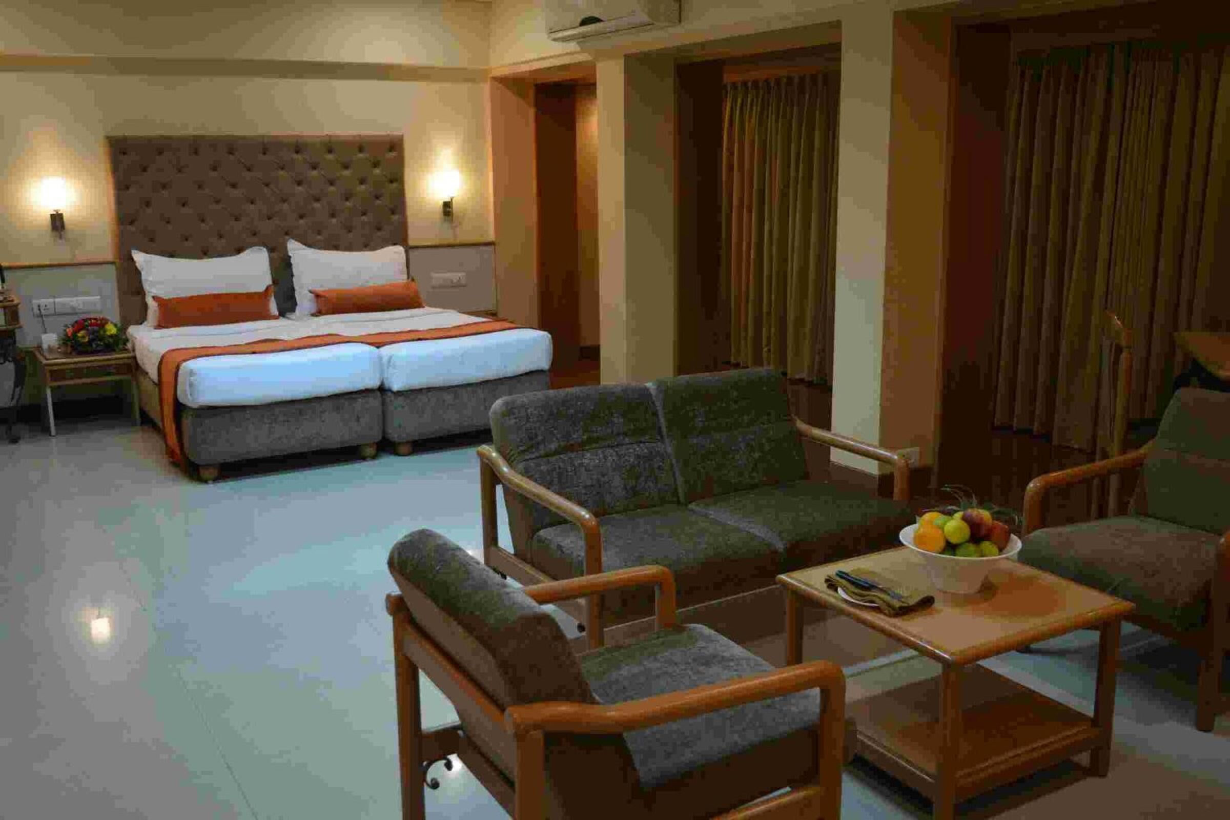 Premium bedding, memory foam beds, minibar, in-room safe