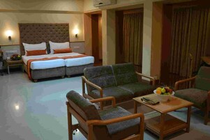 Premium bedding, memory-foam beds, minibar, in-room safe