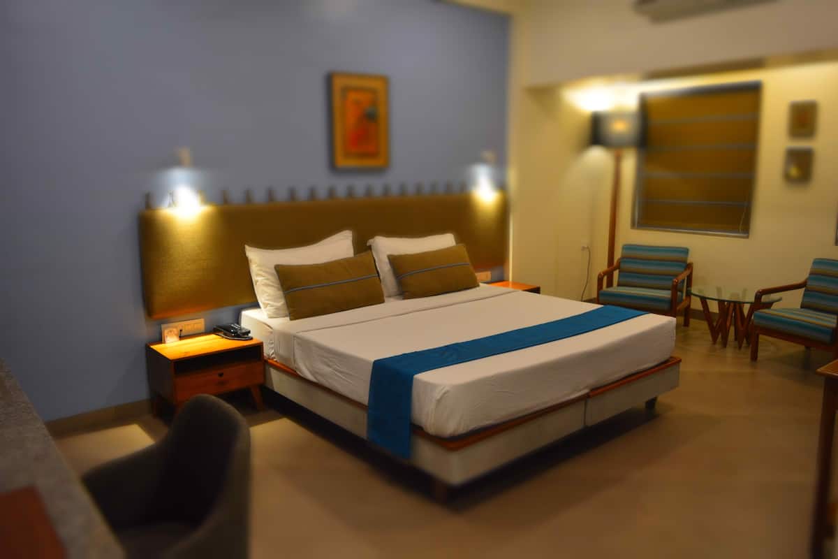 Deluxe kamer, 1 tweepersoonsbed of 2 eenpersoonsbedden | Luxe beddengoed, bedden met traagschuimmatras, een minibar