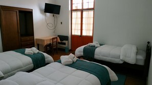 Triple Room, Private Bathroom | In-room safe, individually furnished, desk, laptop workspace