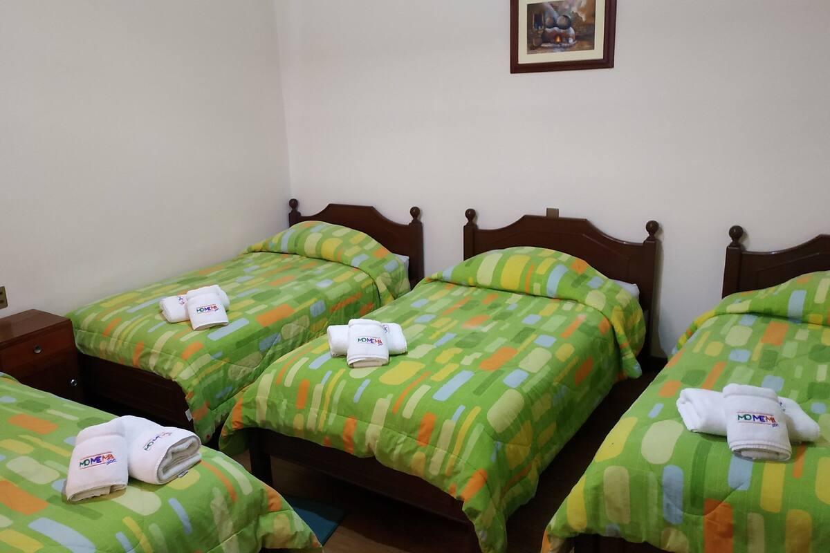 Quadruple Room, Shared Bathroom | In-room safe, individually furnished, desk, laptop workspace