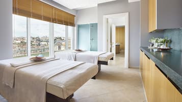 Phòng trị liệu đôi, phòng tắm hơi, bồn tắm thủy lực, phòng xông hơi