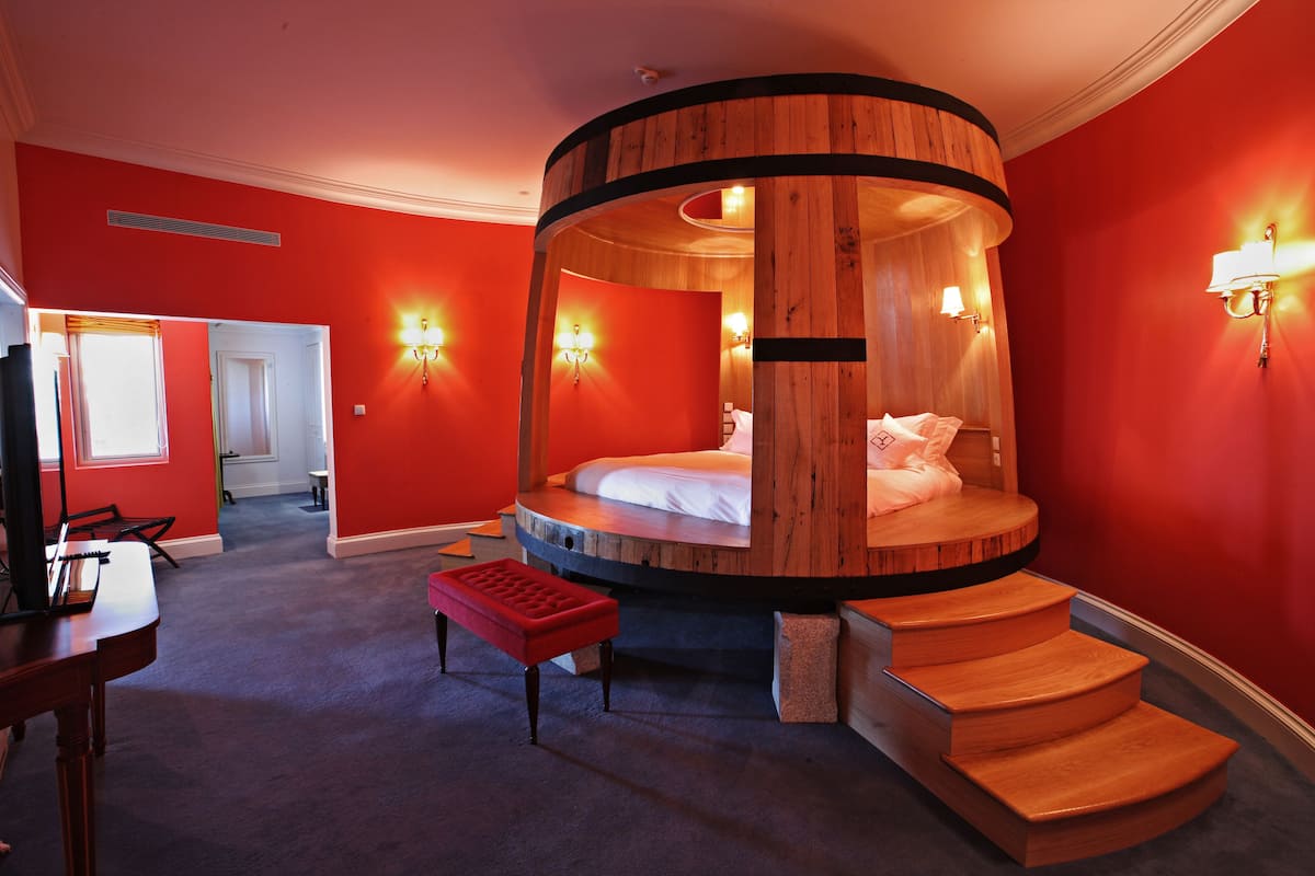 Master Suite Garden and City View - Floor 4 of main building | 1 bedroom, Egyptian cotton sheets, premium bedding, down duvets