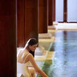 Indoor pool, lifeguards on site