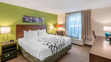 Kamar Standar, 1 Tempat Tidur King, Bebas Asap Rokok | Seprai premium dan didekorasi berbeda-beda