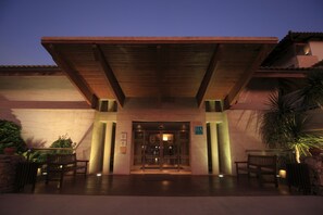 Front of property - evening/night