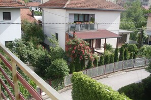 Blick von der Unterkunft