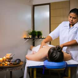 Sauna, hot tub, body treatments, body wraps, body scrubs, facials