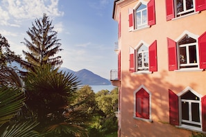 Majoituspaikan julkisivu