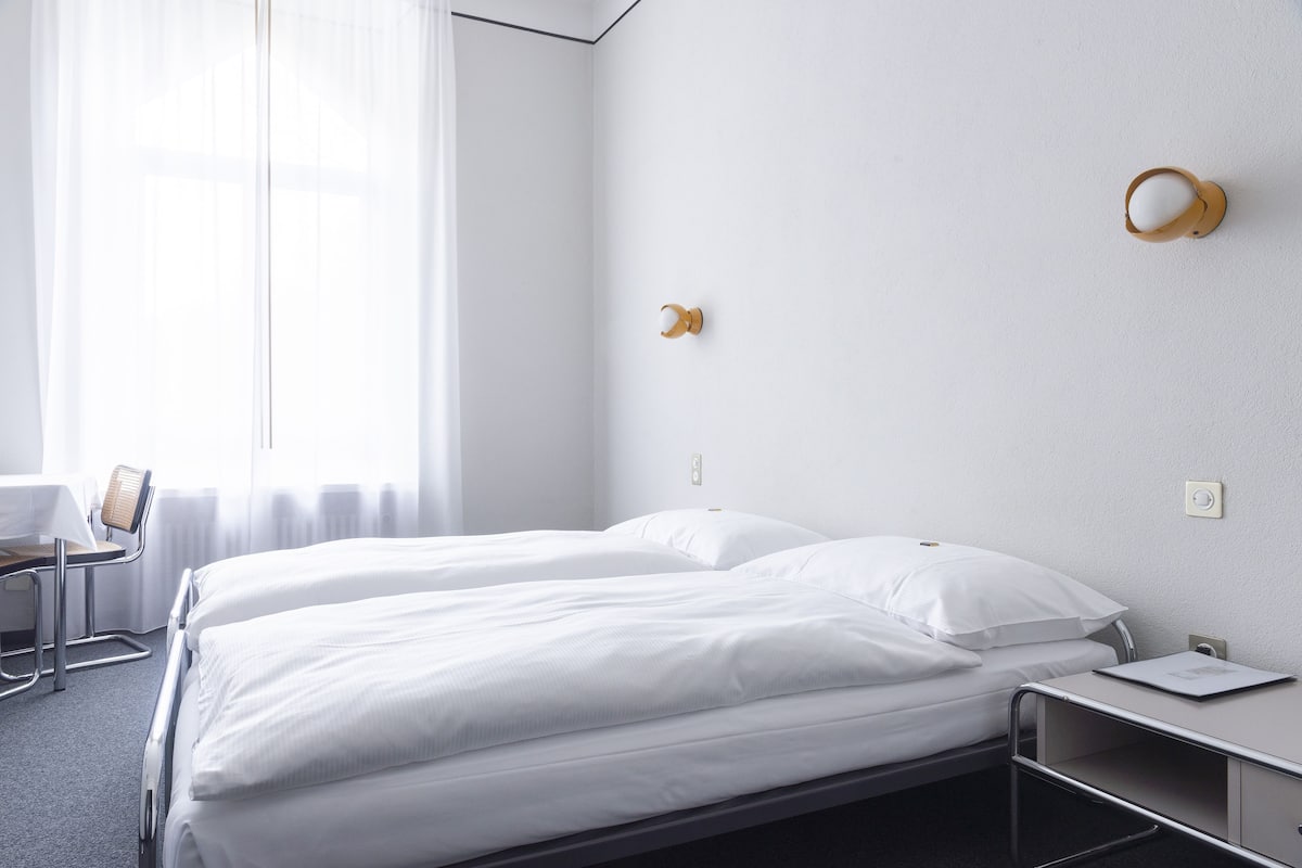 Double Room, Park View (Villa Semiramis ) | Hypo-allergenic bedding, desk, laptop workspace, iron/ironing board