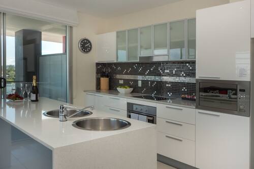 Fridge, microwave, electric kettle
