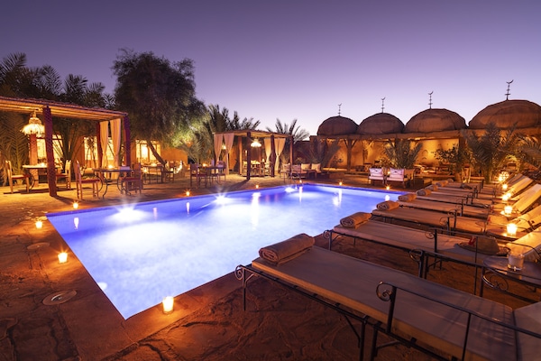 Indoor pool, free pool cabanas, pool umbrellas