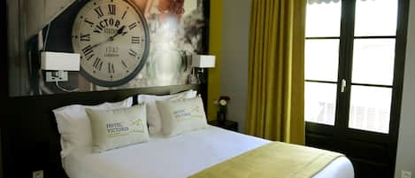 Comfort-værelse - 1 queensize-seng | Premium-sengetøj, skrivebord, strygejern/strygebræt, gratis Wi-Fi